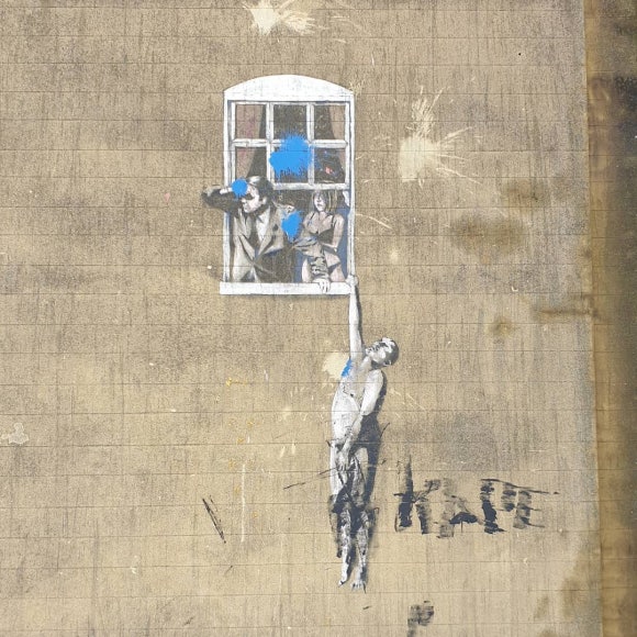 Banksy painting